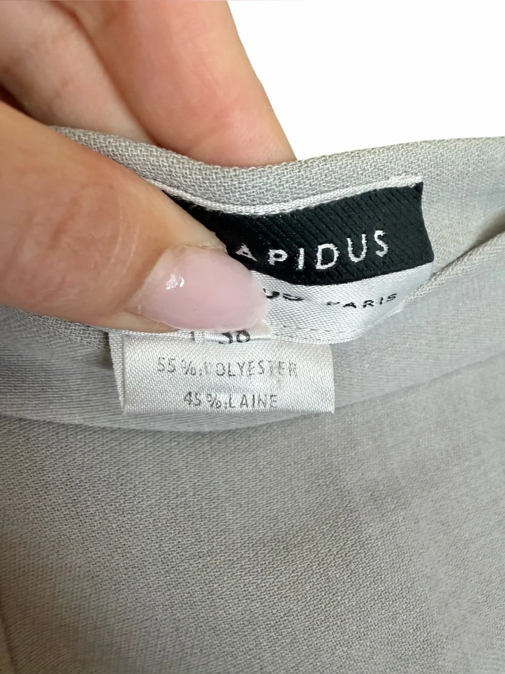 VTG 90s Olivier Lapidus pour Ted Lapidus Paris Wool Skirt Suit - EU 36/38